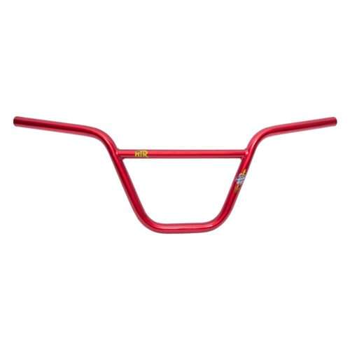 MANUBRIO HTR 28" X 22.2MM X 9" ACERO COLOR ROJO BMX GROSOR 1.8MM BARRA TRANSVERSAL DIAMETRO 19MM