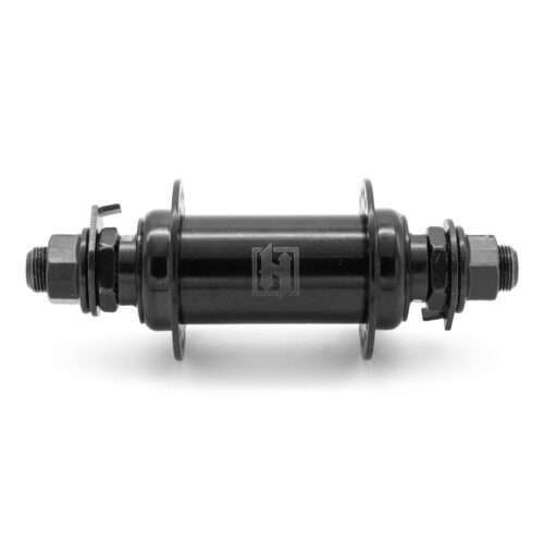MAZA HTR 36 HOYOS CALIBRE 14 EJE 14 MM ACERO NEGRO DELANTERA BMX PARA RUEDA LIBRE CON RODAMIENTO EN BALA PIEZA